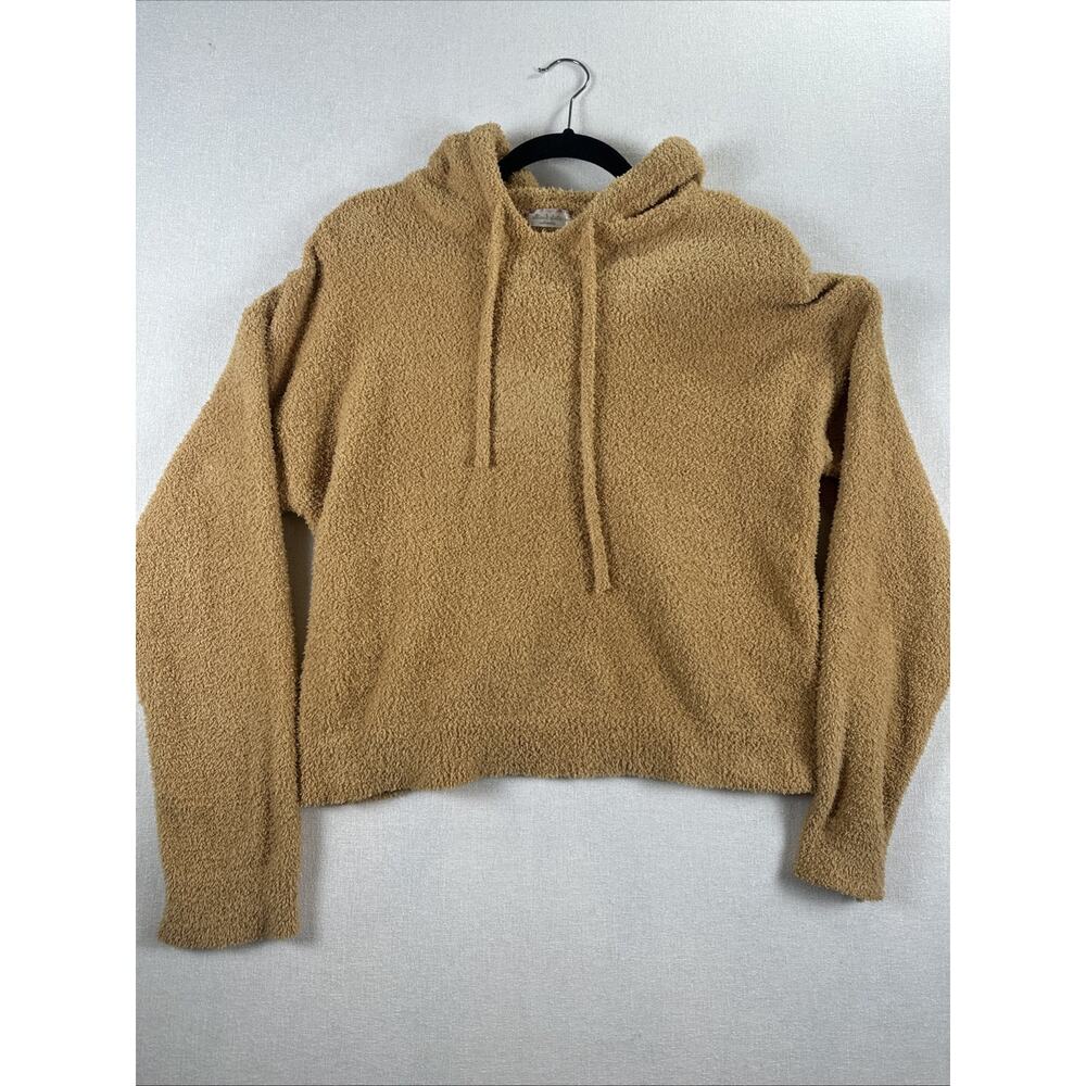 Altar'd State Honey Cozy Hoodie Sweater Fuzzy Knit Pullover Women's Size‎ M